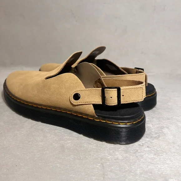 Dr Martens Men's Carlson Slingback Mule Savannah Tan Size 14 US NEW